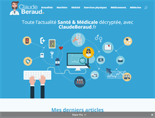 Tablet Screenshot of claudeberaud.fr